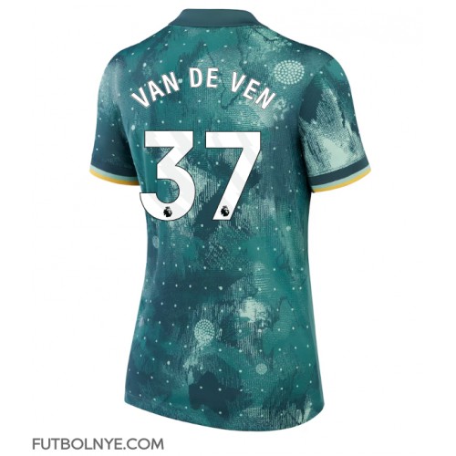 Camiseta Tottenham Hotspur Micky van de Ven #37 Tercera Equipación para mujer 2024-25 manga corta